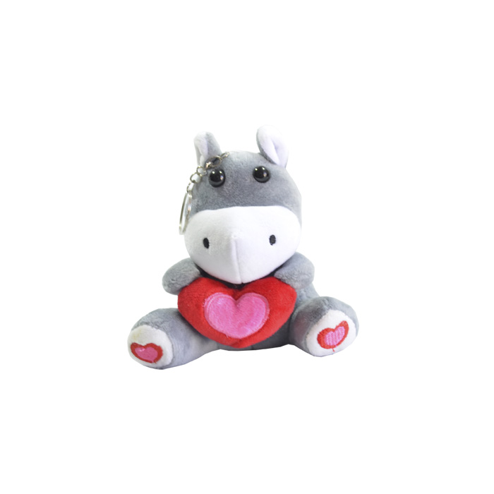 [39709] LLAVERO PELUCHE CON CORAZON