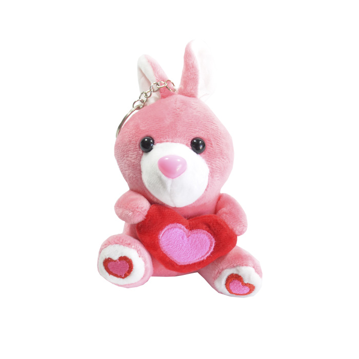 [39709] LLAVERO PELUCHE CON CORAZON