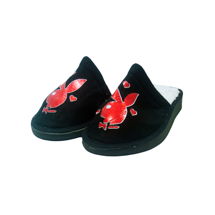 [40930] PANTUFLA DAMA POLAR ESTAMPADA 35-36