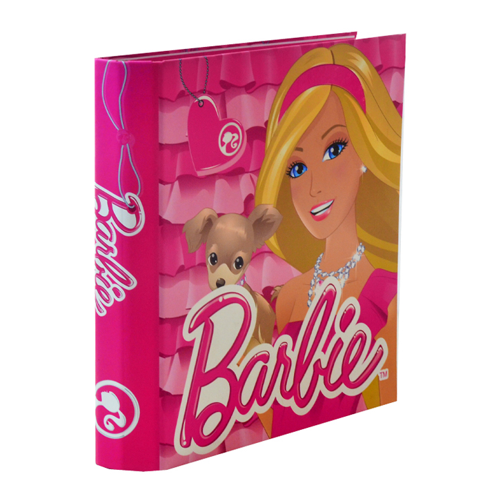 [13566] CARPETA 3 ANILLOS CARTONE BARBIE