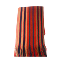 [32650] BUFANDA DE HOMBRE LANA RAYAS CON FLECOS 200 X 20 CM