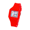 RELOJ MALLA SILICONA CUADRADO