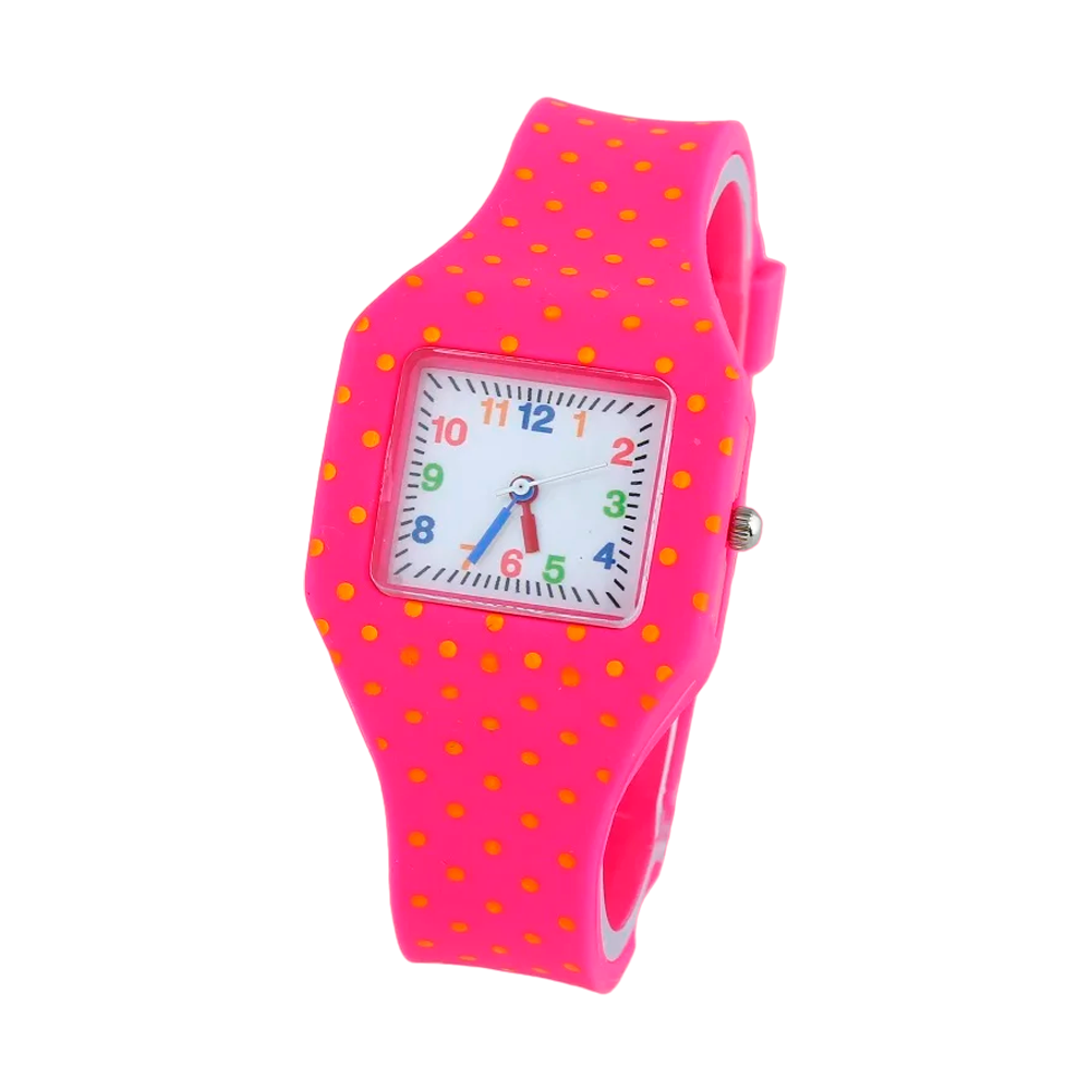 RELOJ MALLA SILICONA CUADRADO