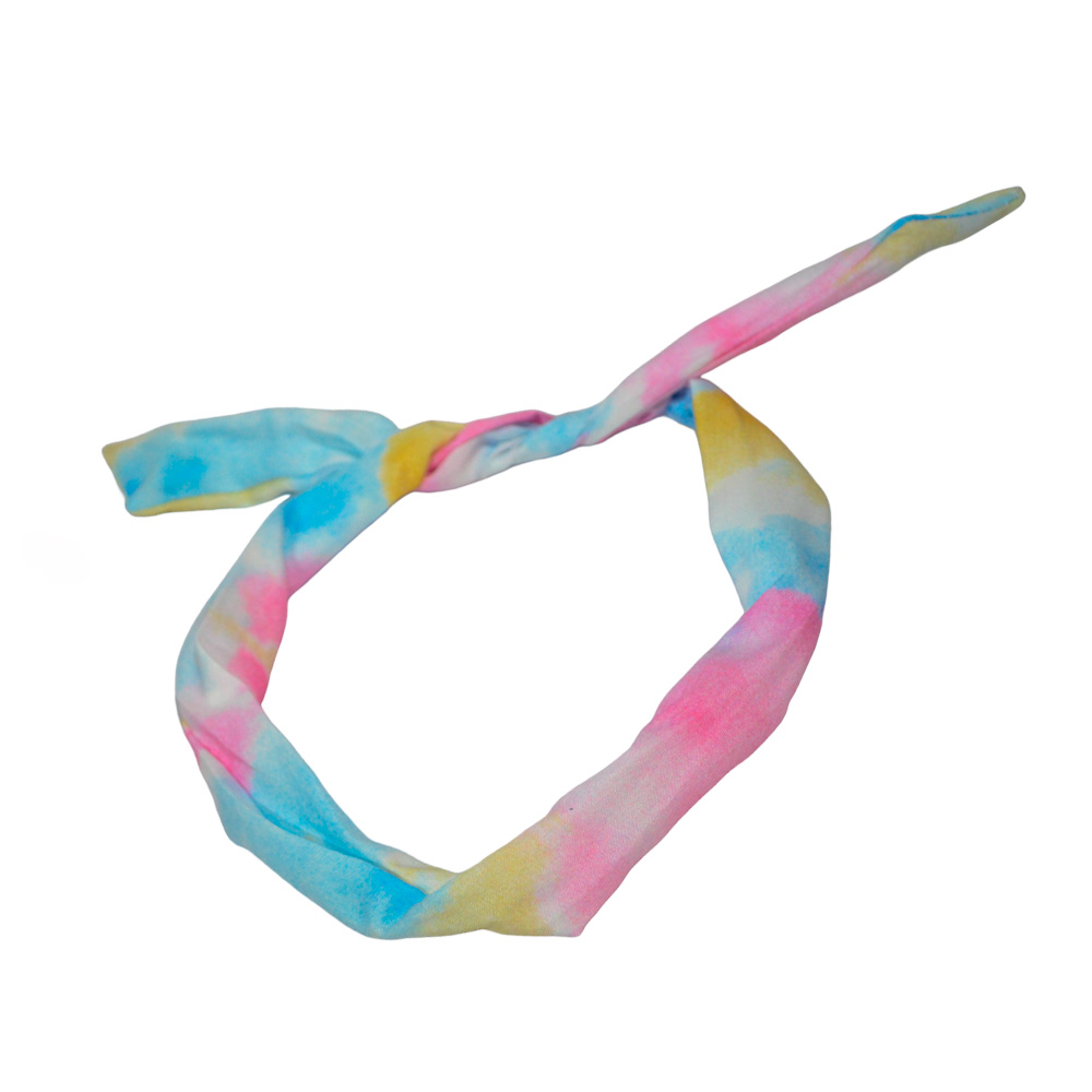 VINCHA PARA ATAR DEGRADE MULTICOLOR