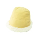 GORRO CON INTERIOR Y BORDE DE PIEL 35X20CM