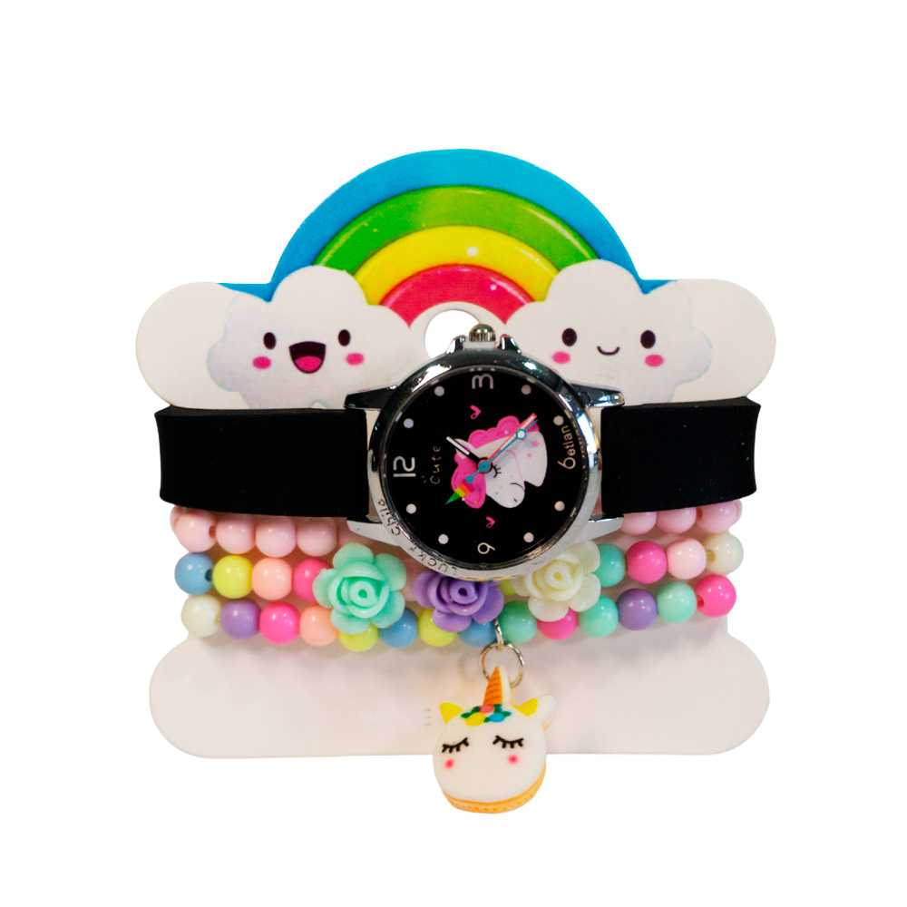 SET RELOJ + PULSERAS INFANTIL