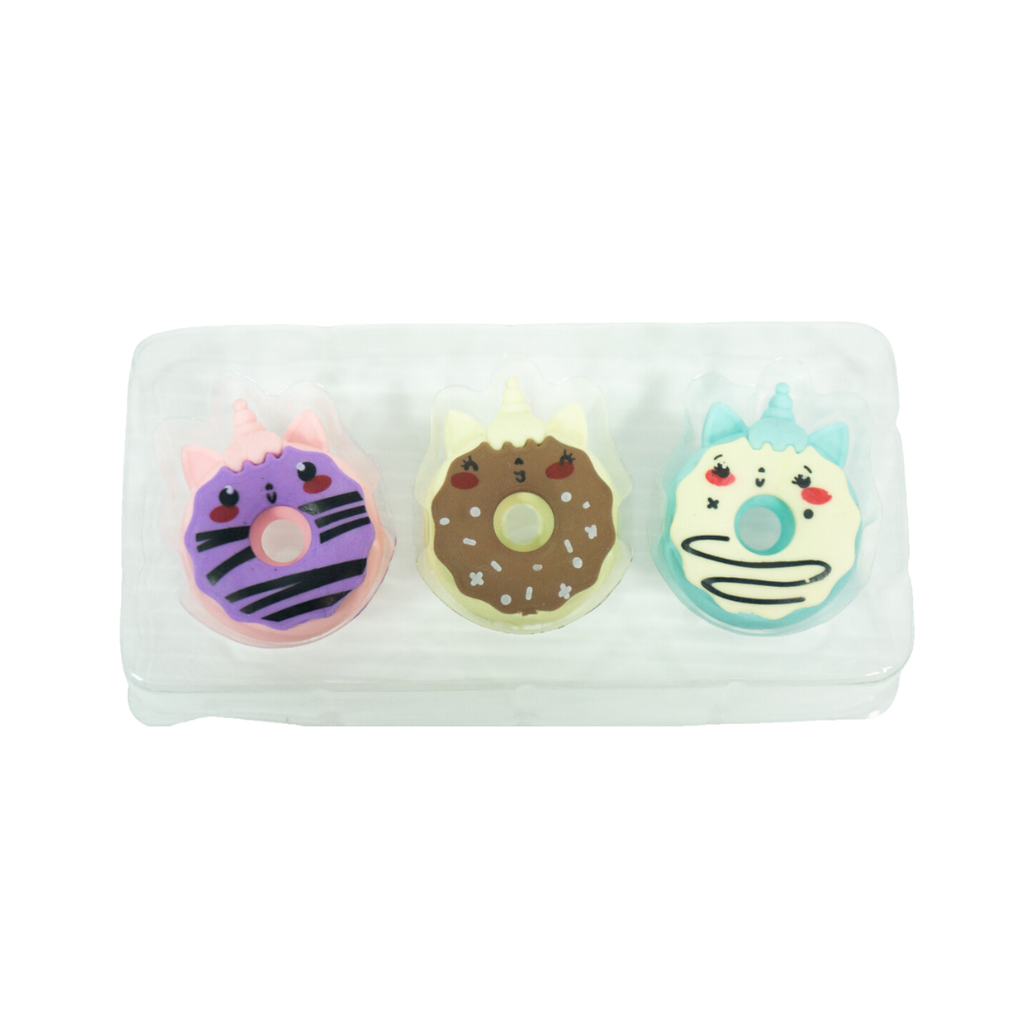 GOMA DONUTS X3 EN CAJITA