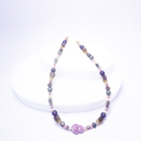 COLLAR CUENTAS DE COLORES Y DIJE