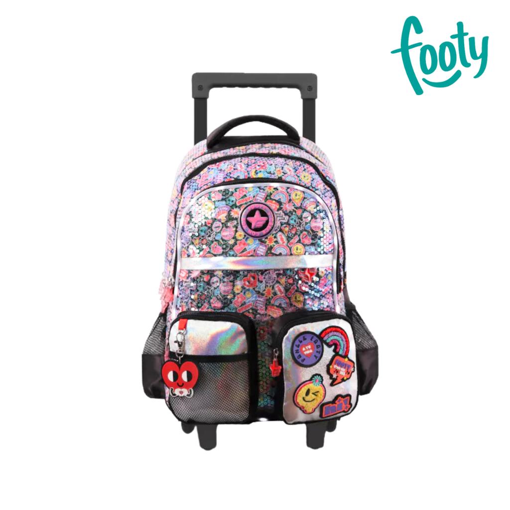 MOCHILA FOOTY CARRO 18" CORAZON