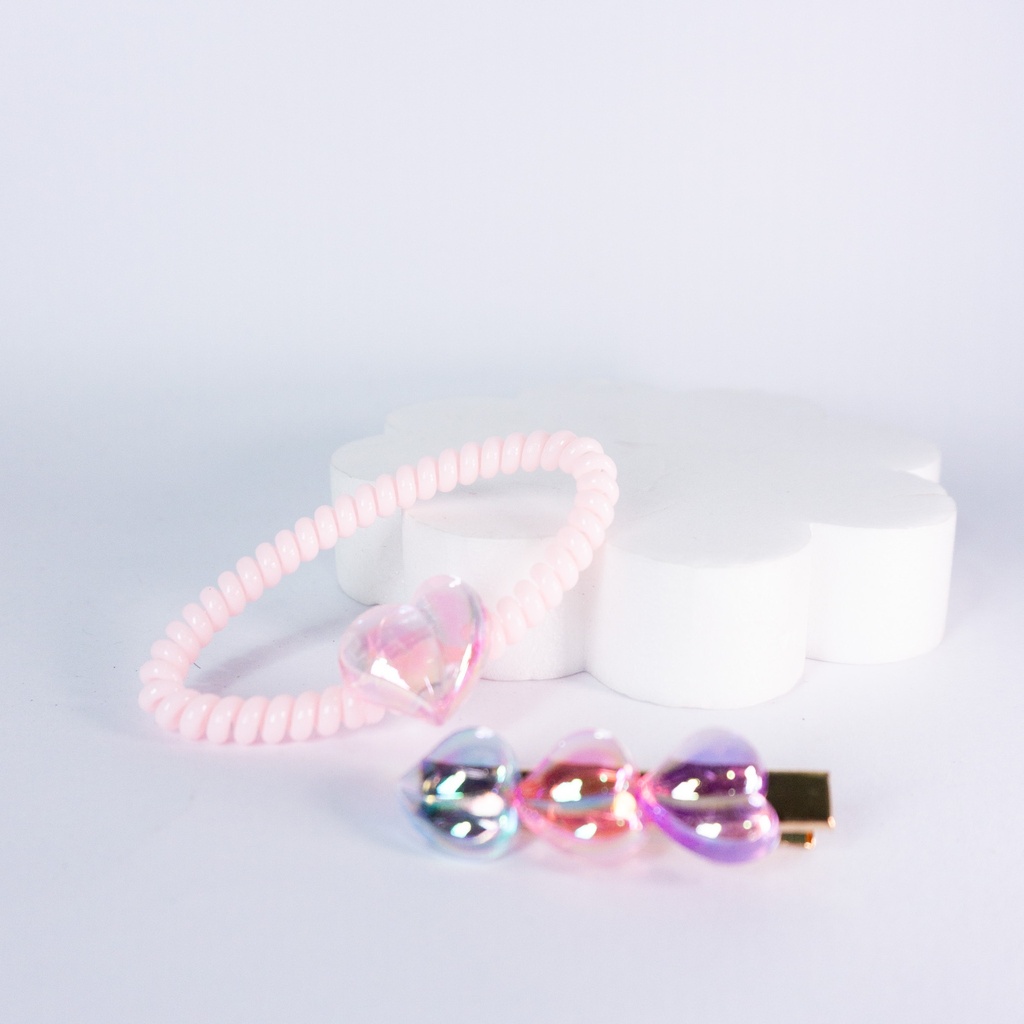 SET DE PELO TIC TAC + COLERO RESORTE