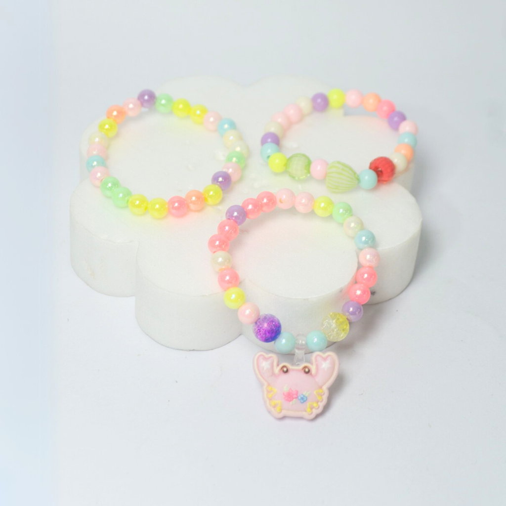 SET DE PULSERAS MOSTACILLAS COLORES