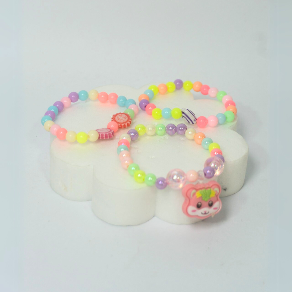 SET DE PULSERAS MOSTACILLAS COLORES