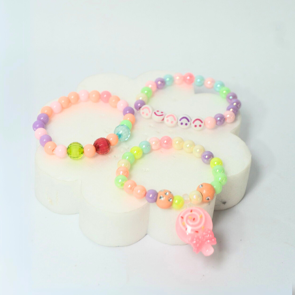 SET DE PULSERAS MOSTACILLAS COLORES