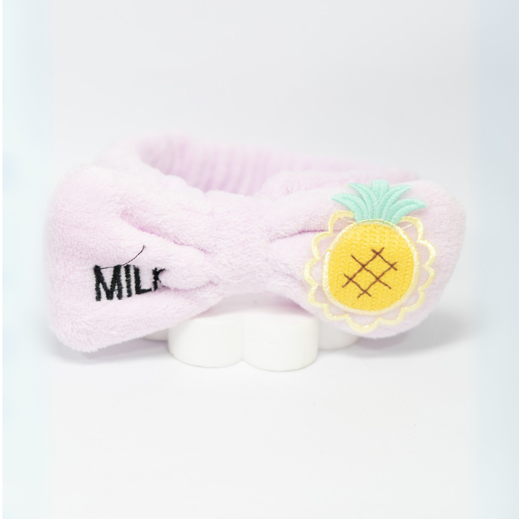 VINCHA DE MAQUILLAJE MOÑO FRUTA