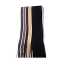 BUFANDA DE HOMBRE LANA RAYAS CON FLECOS 200 X 20 CM