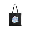 BOLSA NEGRA ESTAMPADA