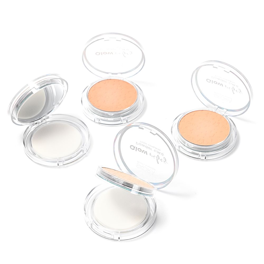 POLVO COMPACTO CON ESPEJO Y ESPONJA