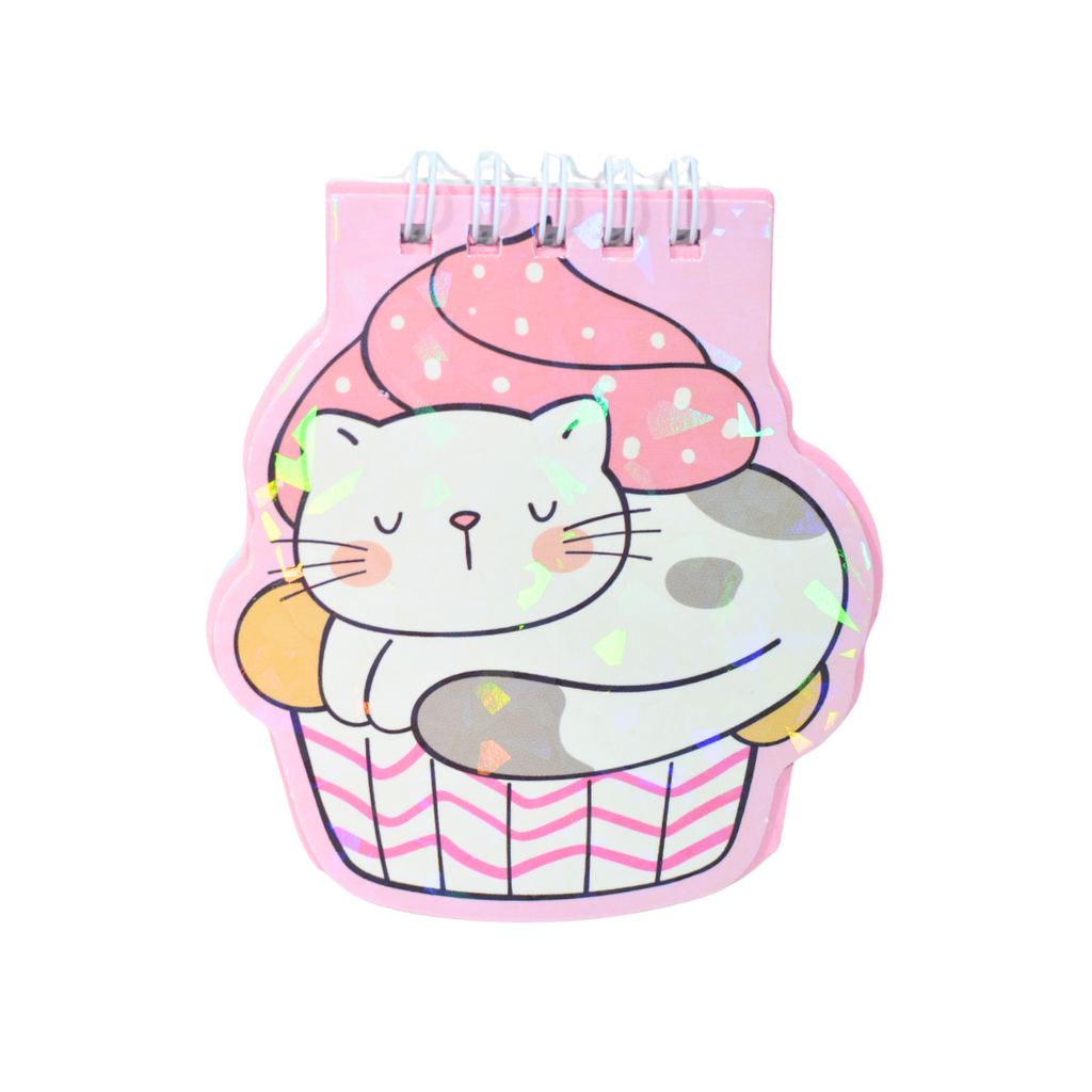 LIBRETA MINI GATOS CON POSTRE