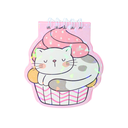 LIBRETA MINI GATOS CON POSTRE