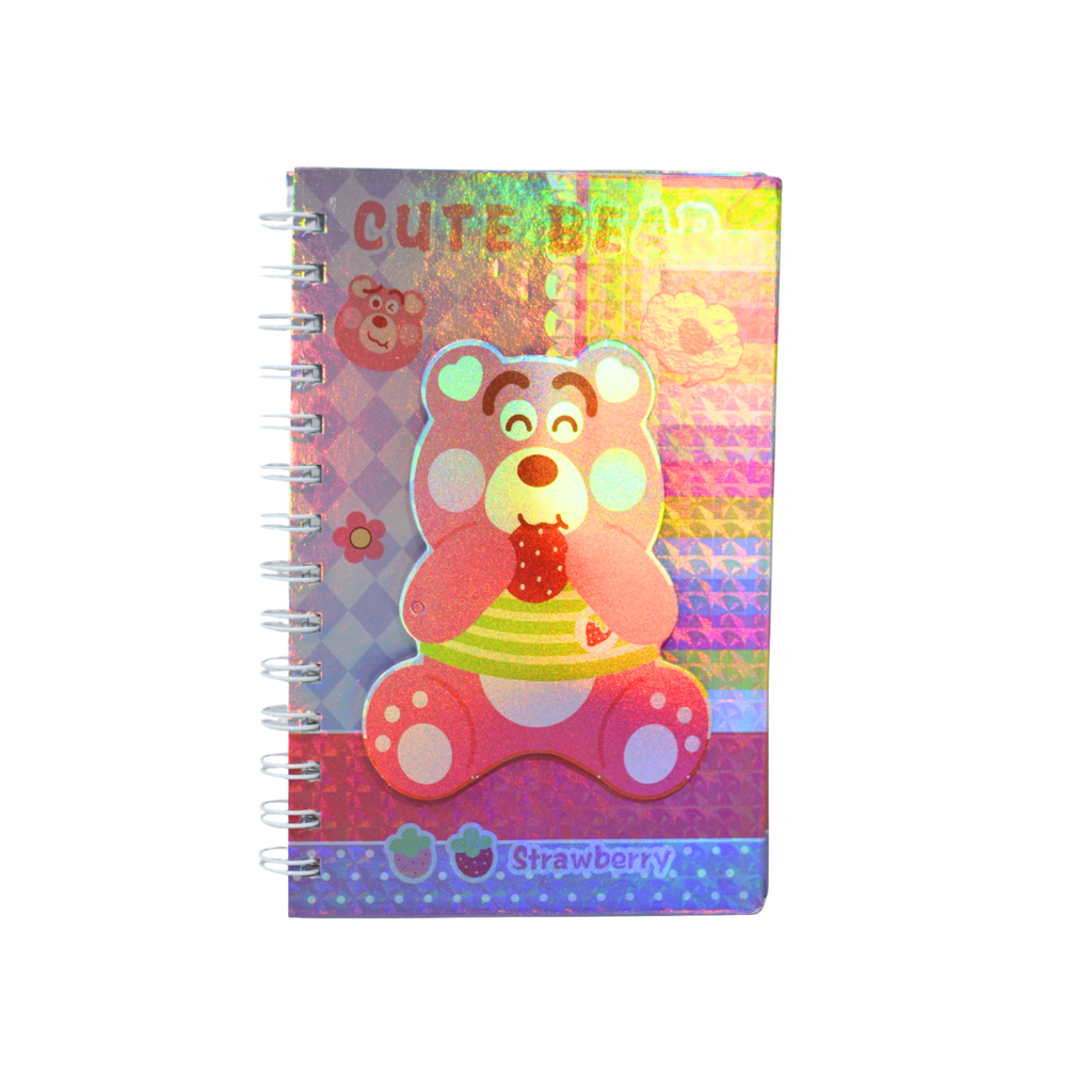 CUADERNO METALIZADO OSOS