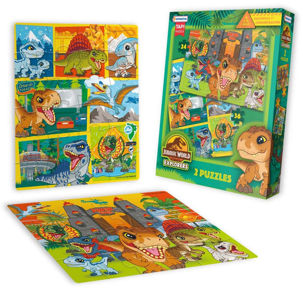 2 PUZZLES 24 Y 36 PIEZAS