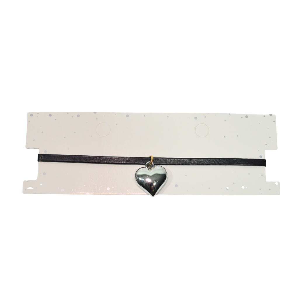 CHOKER DE CUERINA CON DIJE CORAZON