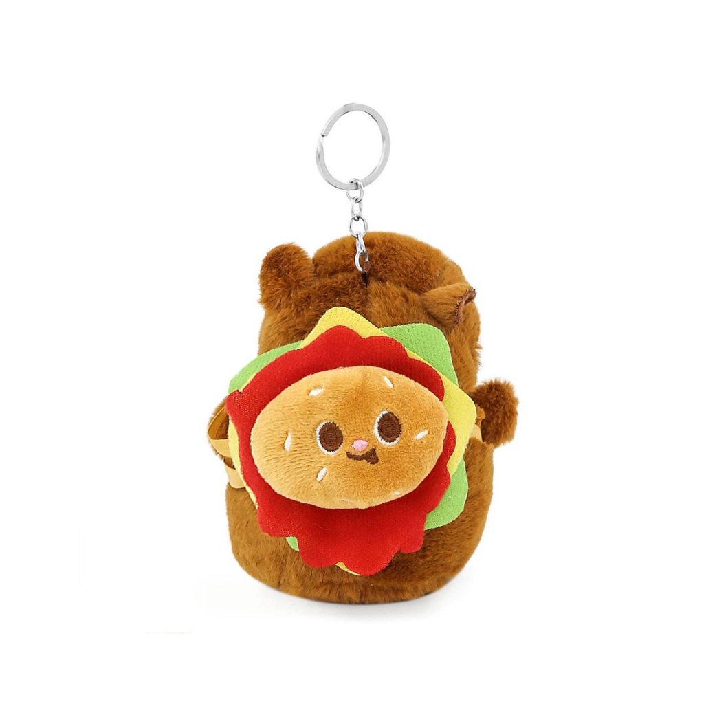 LLAVERO CAPIBARA CON MOCHILA FOOD