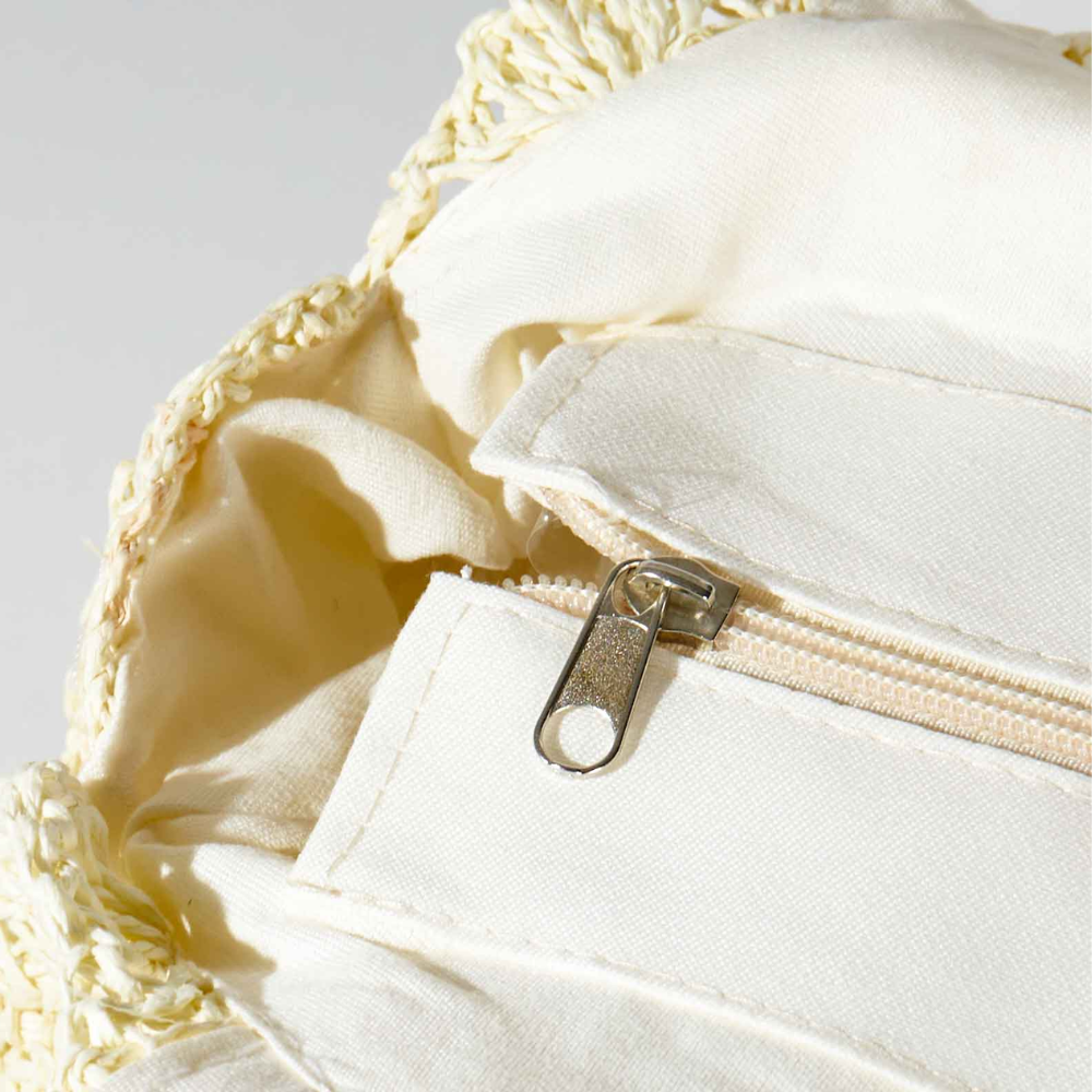 CARTERA CIRCULAR RAFIA