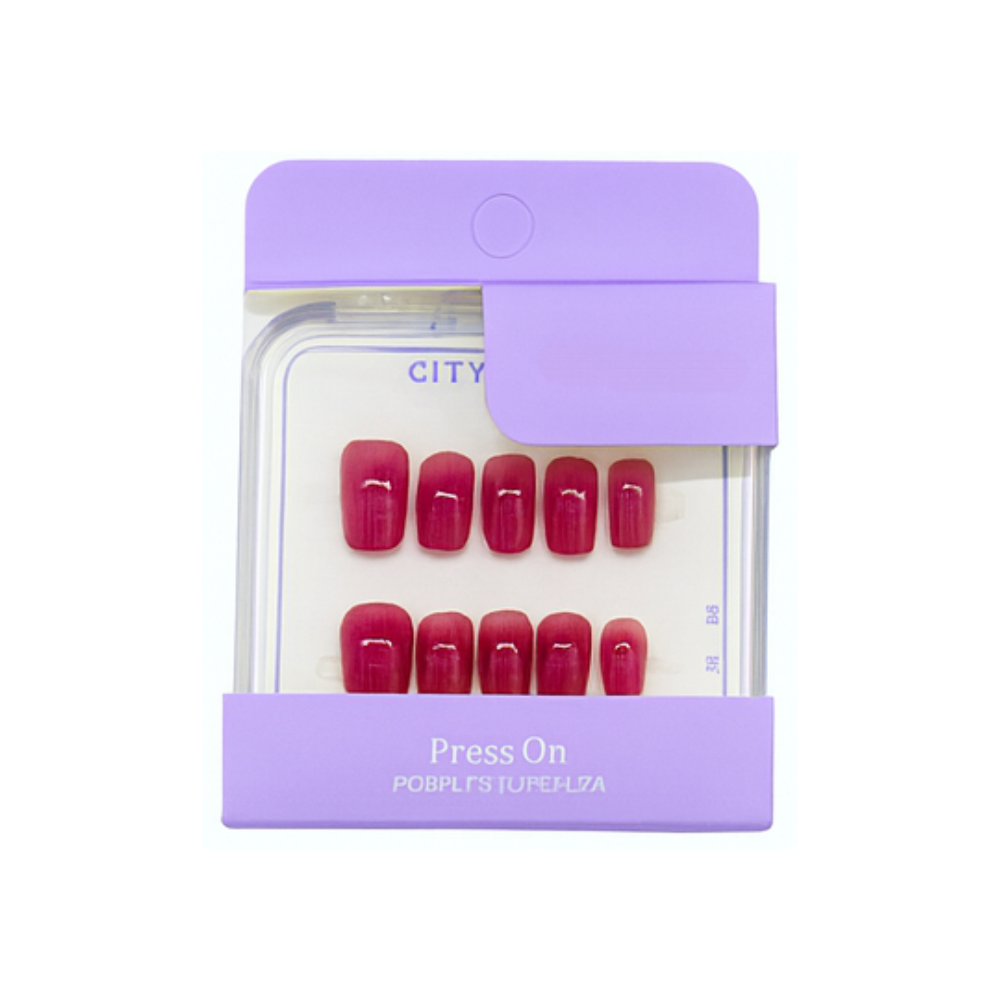 PRESS ON CUADRADAS DEGRADE CORTAS