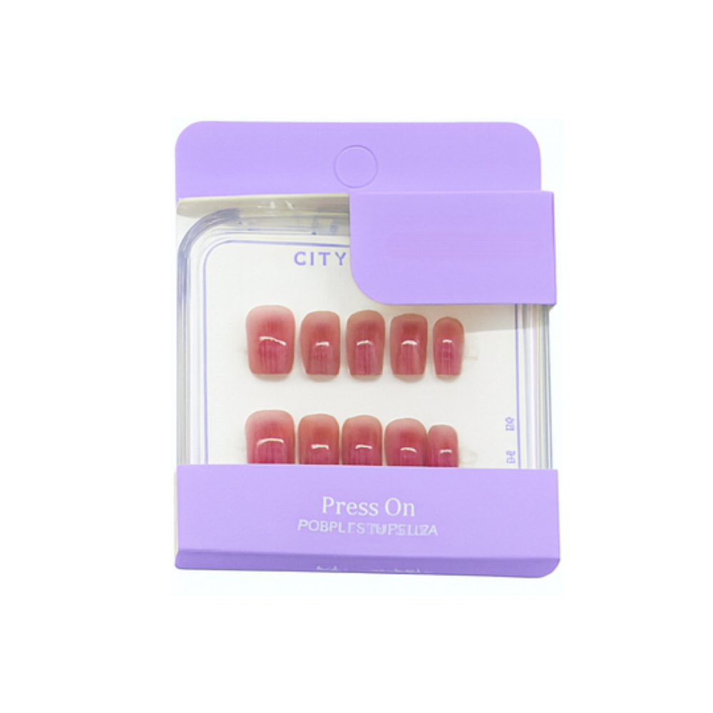 PRESS ON CUADRADAS DEGRADE CORTAS