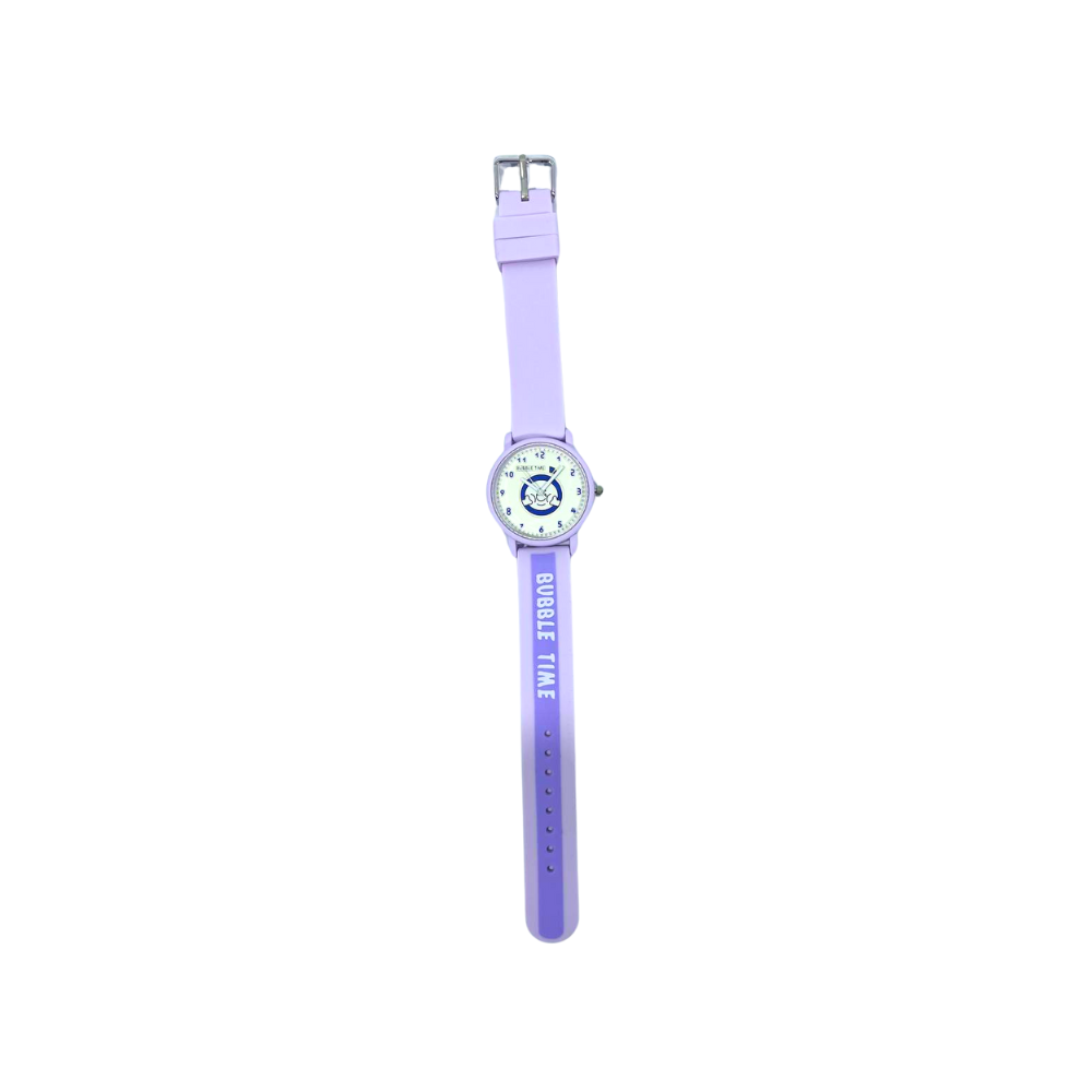 RELOJ CON MALLA DE SILICONA ESTAMPADO