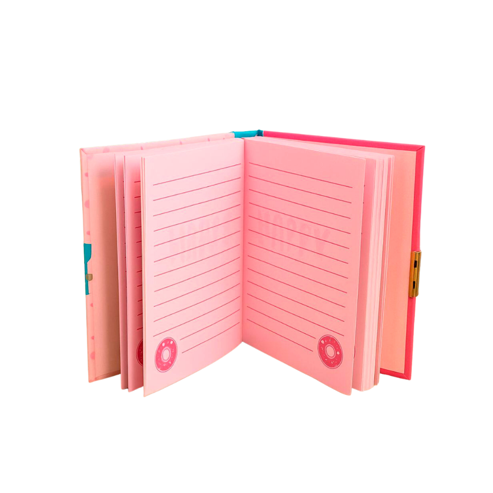 DIARIO DONUTS 15X15CM