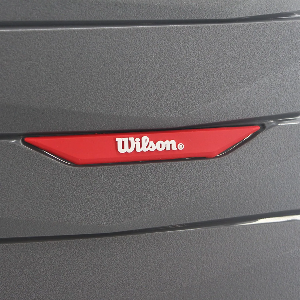 VALIJA WILSON CON RELIEVA 20" PP GRIS