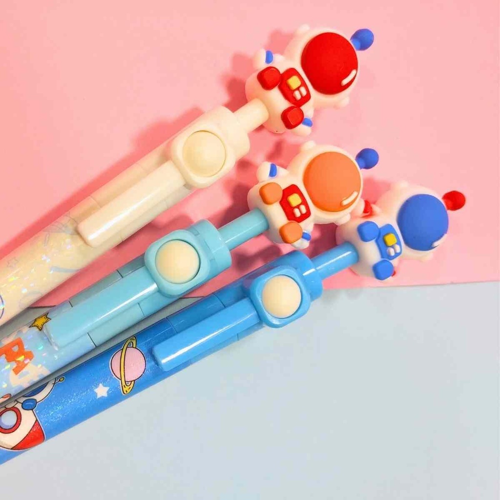 BOLIGRAFO ASTRONAUTA SUBE Y BAJA CON CLIP