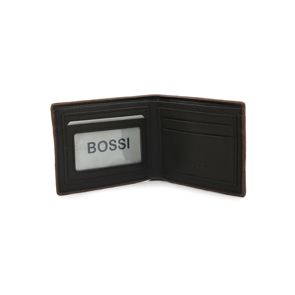 BILLETERA DE HOMBRE BICOLOR BOSSI