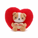 CORAZON CON CARA DE ANIMALES 22CM