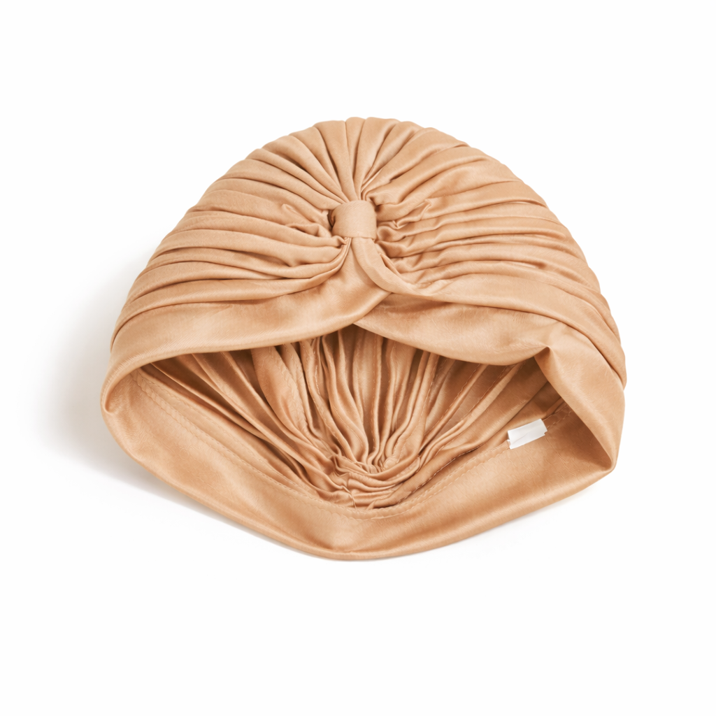 TURBANTE COLOR LISO CON RELIEVE