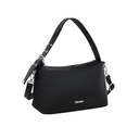 CARTERA COLOR LISO APLIQUE TRENDY