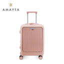 VALIJA 20" ABS COLOR LISO RELIEVE AMAYRA