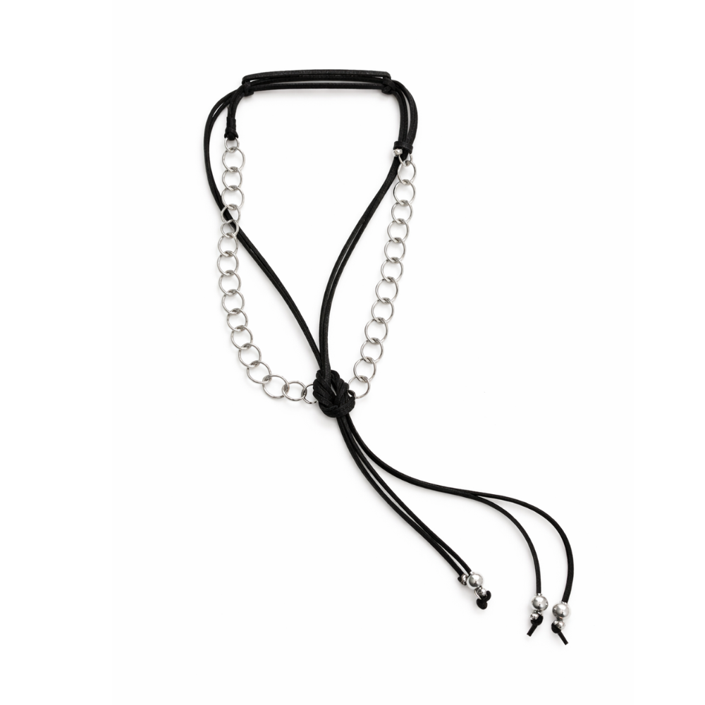 COLLAR CHOKER CON CADENA