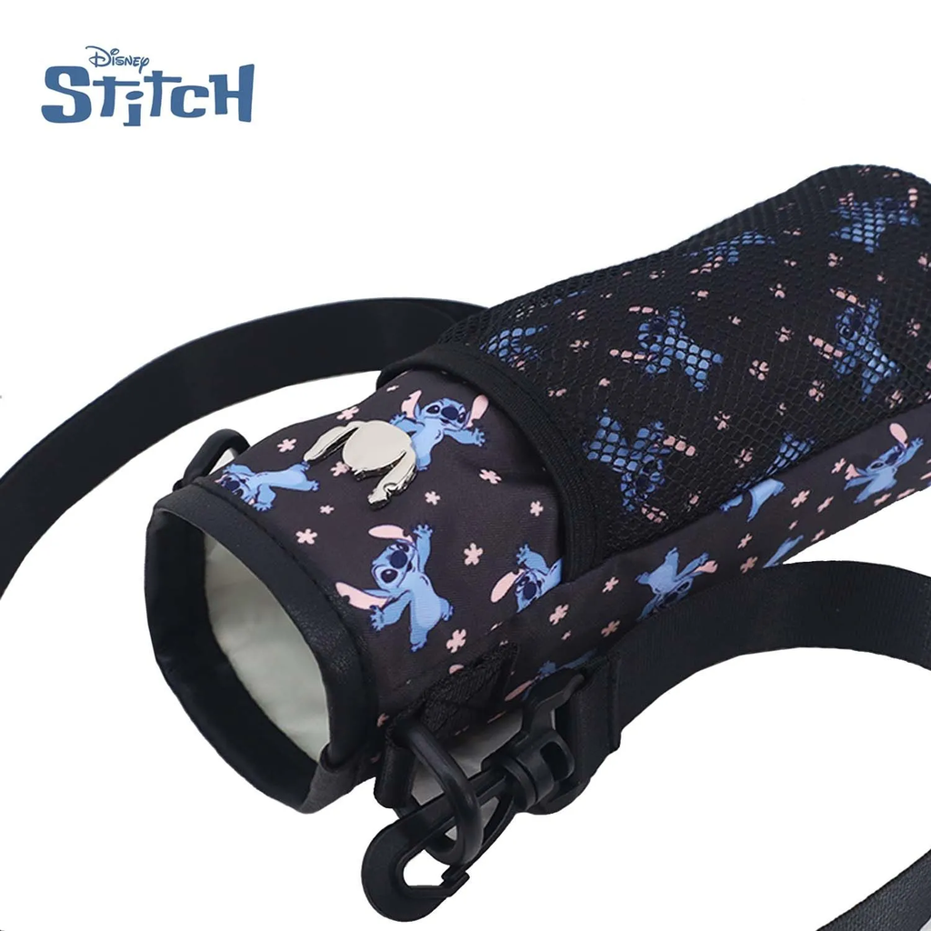 MOCHILA Y PORTA BOTELLA DISNEY STITCH