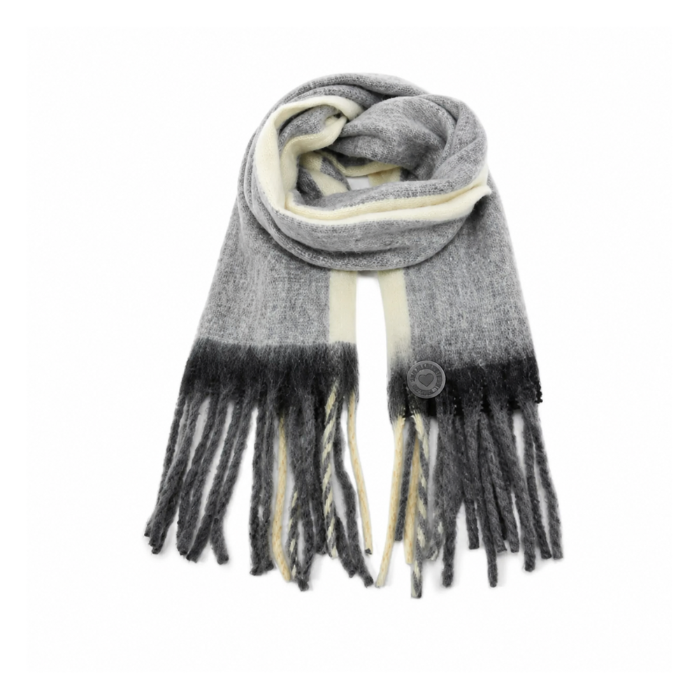 BUFANDA NUBE CUADRILLE APLIQUE TRENDY