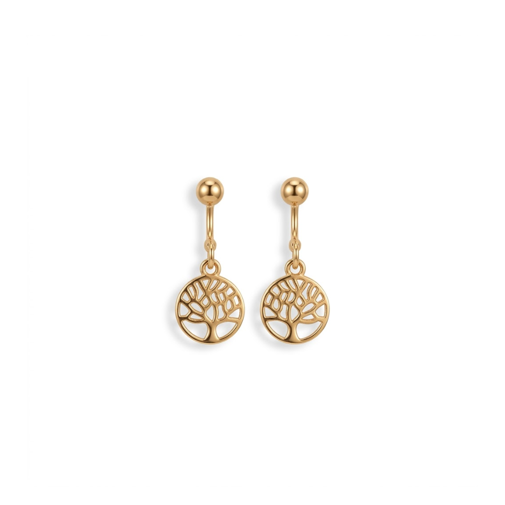 AROS CLIP COLGANTE DORADO