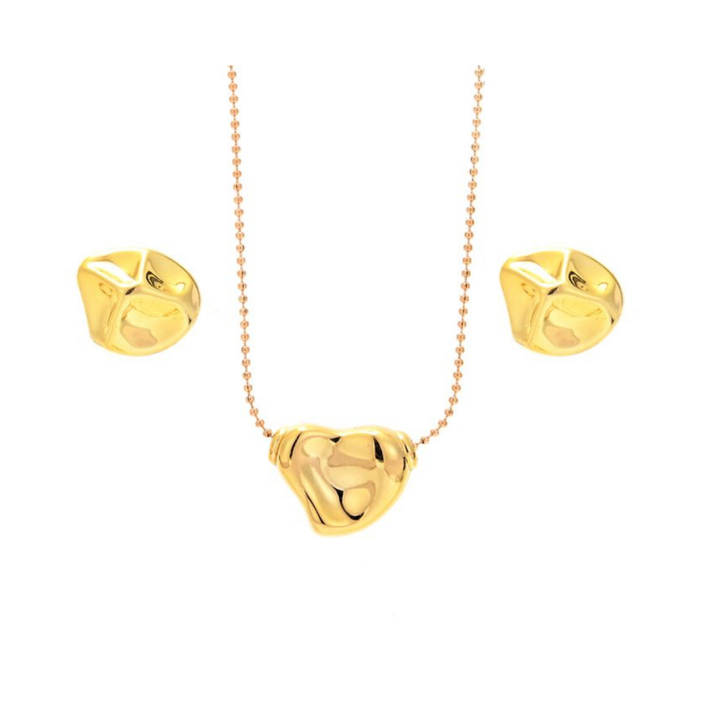 SET DE AROS + COLLAR SKORA