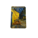 LIBRETA VAN GOGH METALIZADO CON ESPIRAL