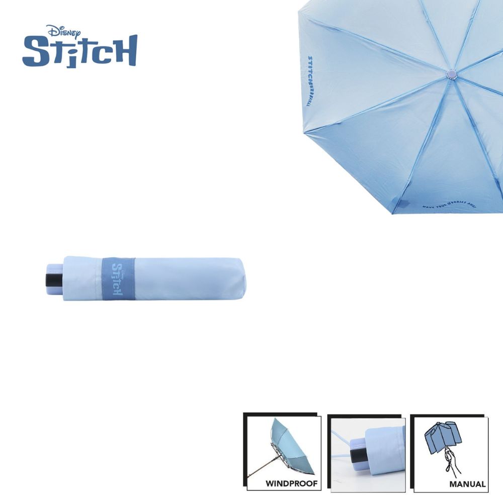 PARAGUAS MANUAL DISNEY STITCH 21"