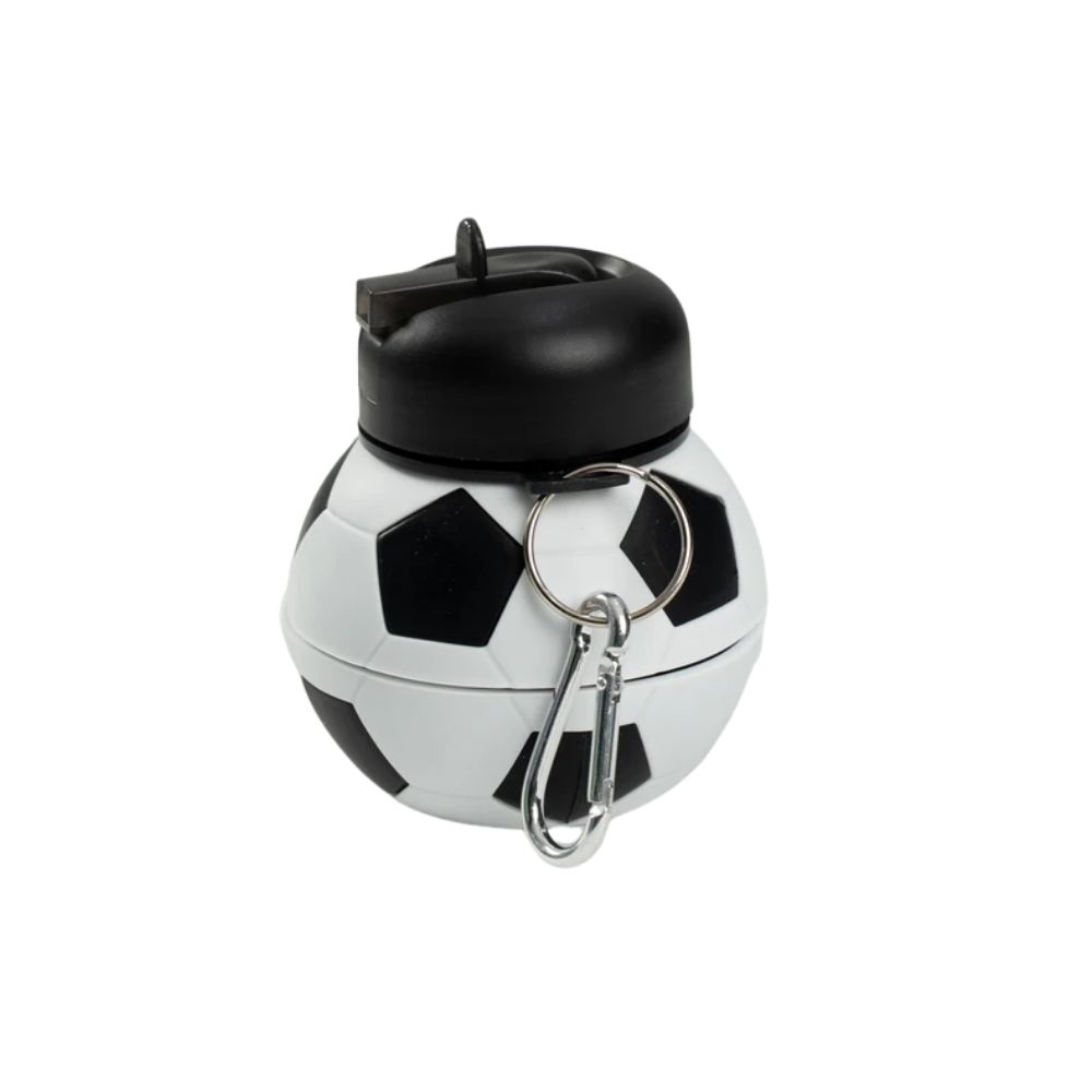 BOTELLA PLEGABLE PELOTA DE FUTBOL