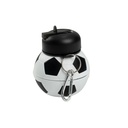 BOTELLA PLEGABLE PELOTA DE FUTBOL