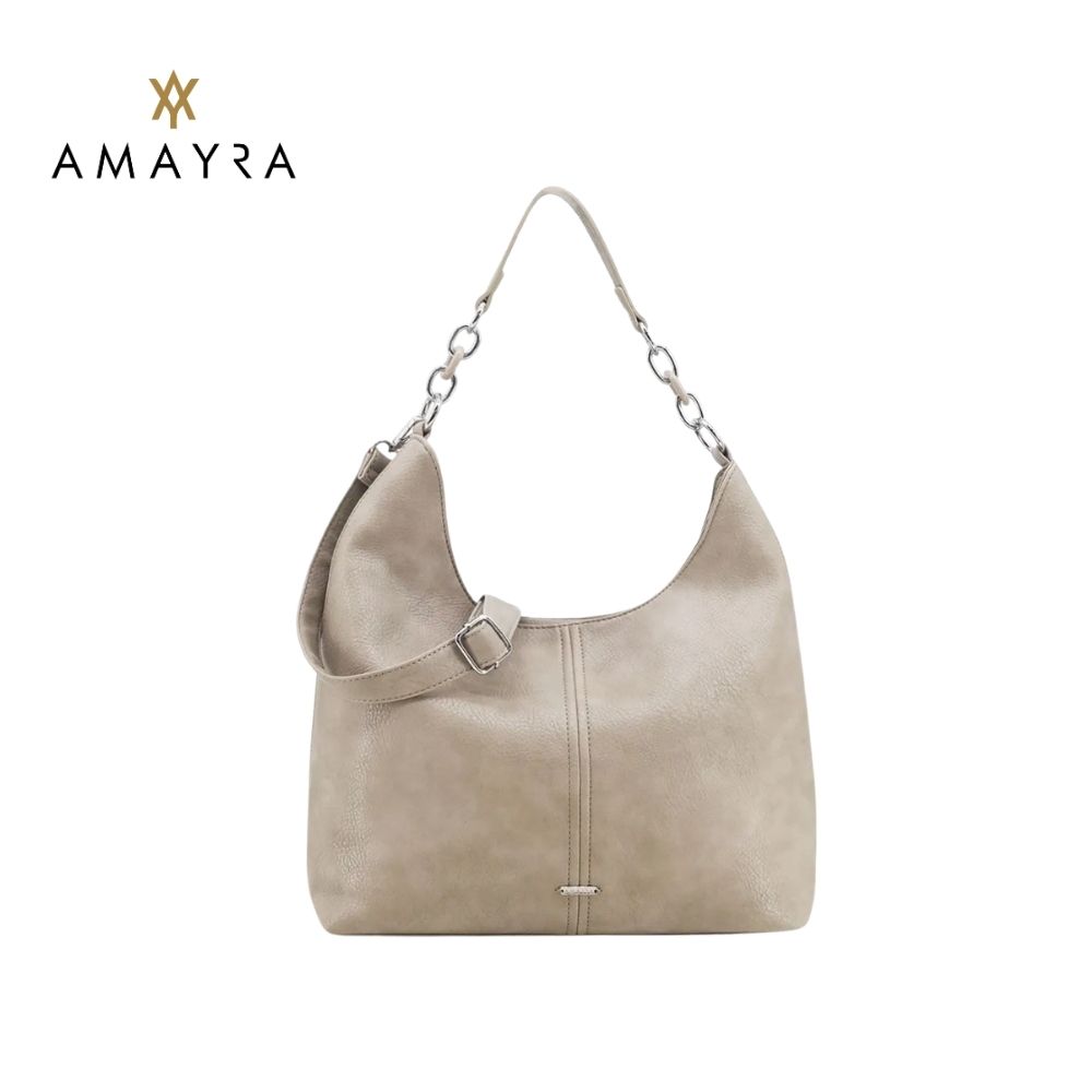 CARTERA HOBO CON ESLABONES DE CADENA AMAYRA