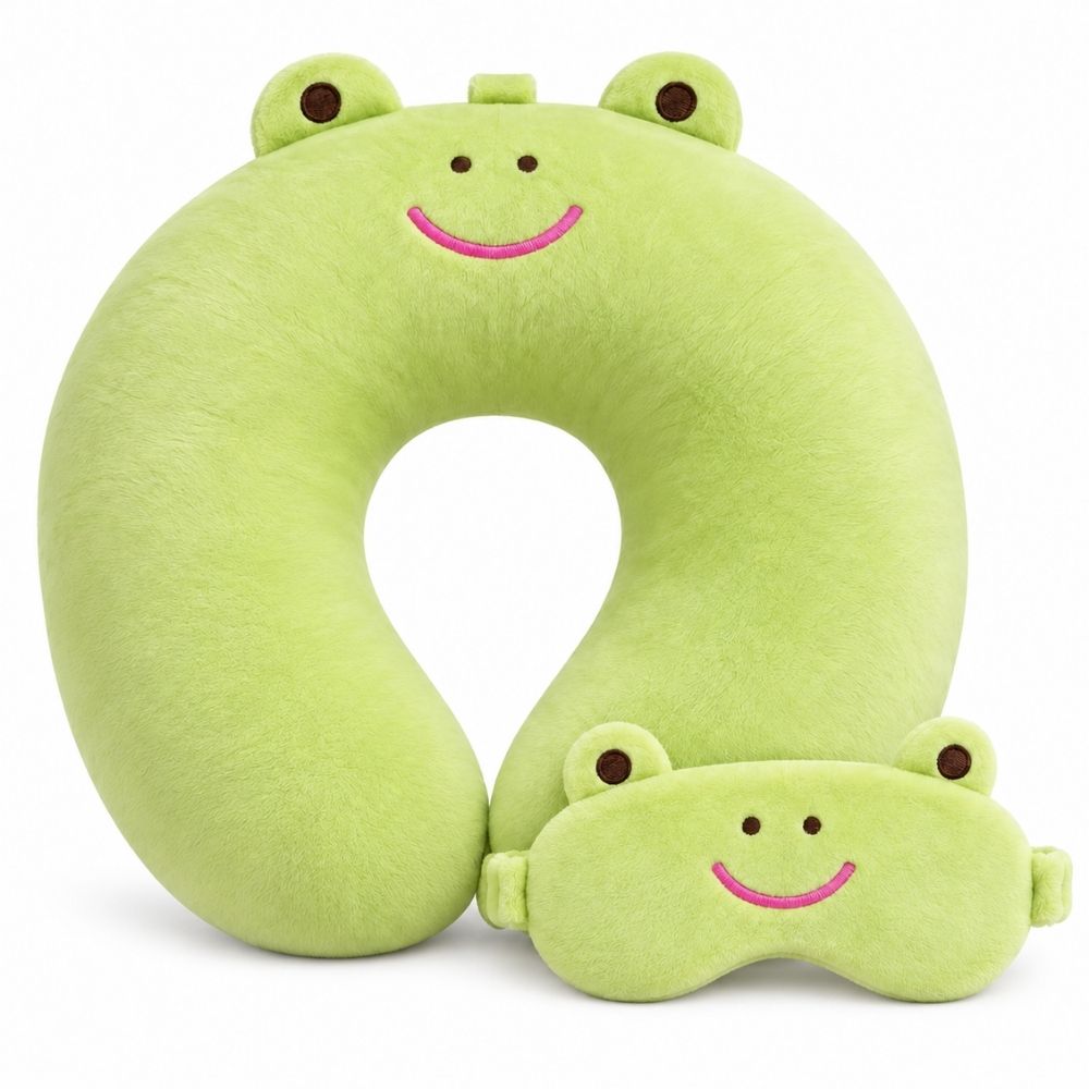 ALMOHADA DE VIAJE CON ANTIFAZ